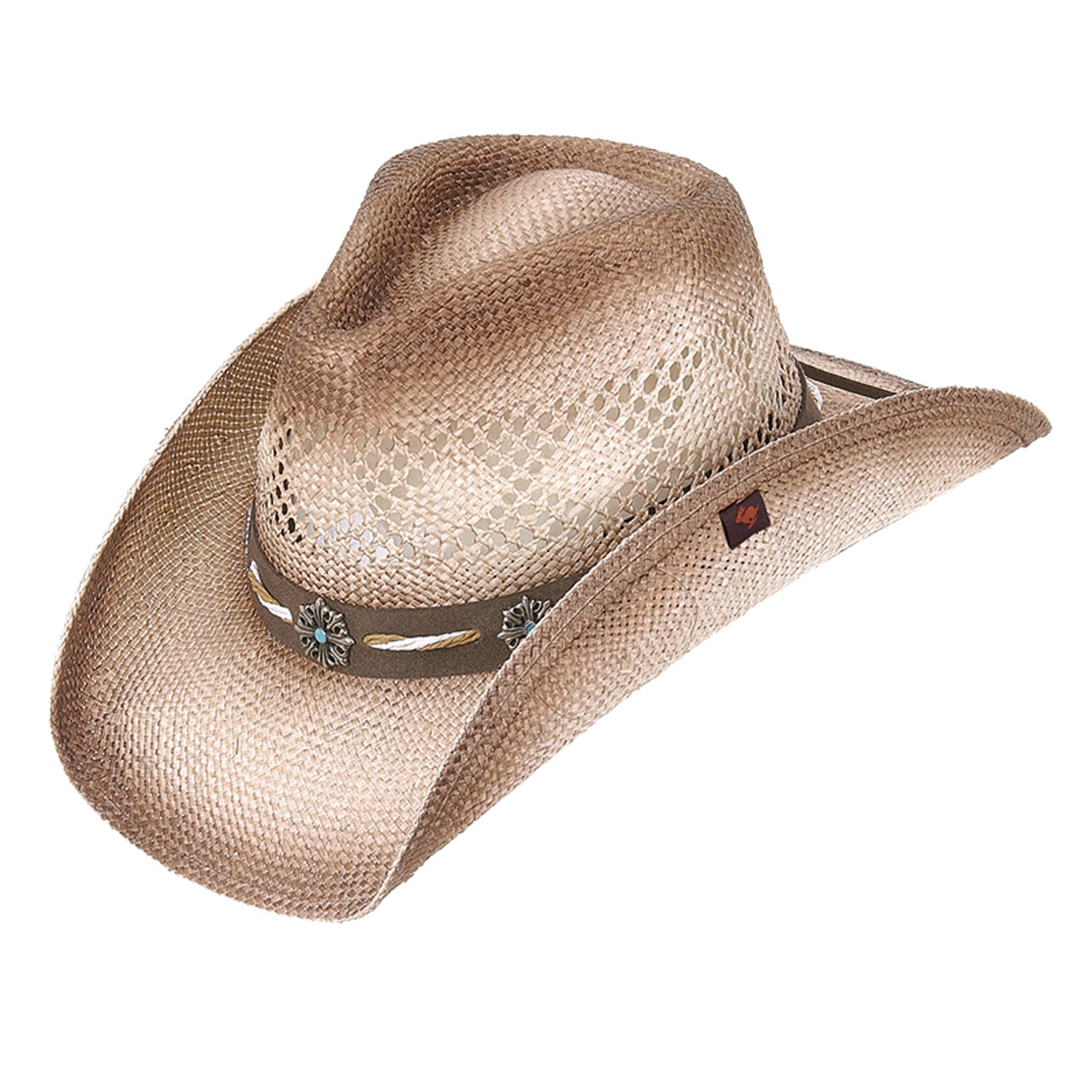 Shaggy Straw Western Drifter Cowboy Hat Doba Default